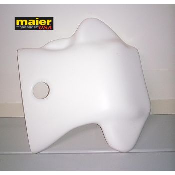SKIDPLATE ENDURO PLASTIC WHITE, MA63017-189-94 KDX200