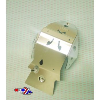 SKID PLATE 07-09 YZF250, 120610853 ENDURO, ALUMINIUM BASH PLATE