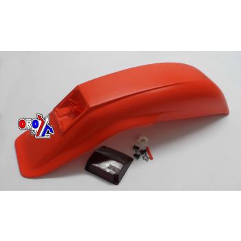 ENDURO REAR FENDER ORANGE, Universal fitting