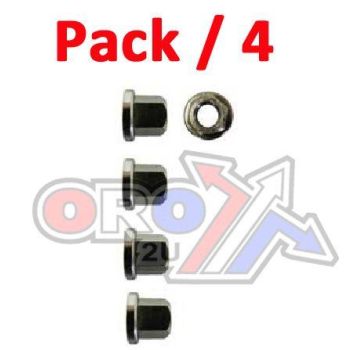 LUG NUT M10x1.25x15 FLAT BASE 121410368