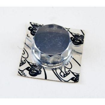 CHROME HUB CAP 70mm UNIV 121410458