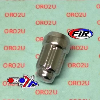 LUG NUT M12-1.5 BEV/SPLINED, LUGP-10B BEVELED BLACK