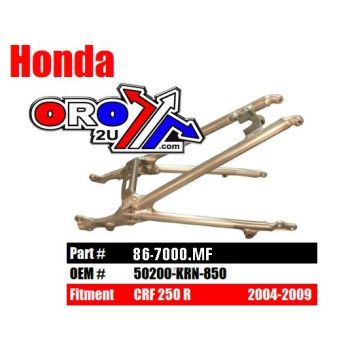 SUBFRAME REAR 2006-2009 HONDA CRF250R ALUMINIUM 50200-KRN-850 280530