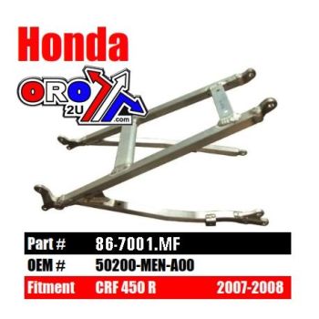 SUBFRAME REAR 07-08 HONDA CRF450R ALUMINIUM 50200-MEN-A00 280531