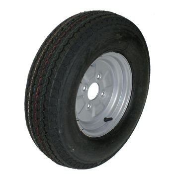 TRAILER TYRE 5.00/5.00-10 +Rim, 60mm BORE / EACH / WHEEL