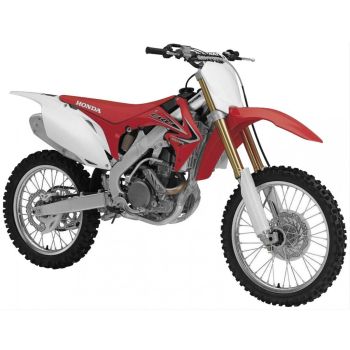 MODEL DIE CAST HONDA CRF 250 R, RED AND WHITE, SCALE 1:12, NEWRAY 57463