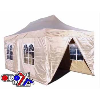 GAZEBO POP UP TENT MARQUEE AWNING, 3x6m Reinforced / Mounting Push, BARNUM8 (54KG Freight)