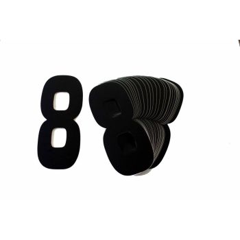 8 BLACK 8"No.20cm. PACK