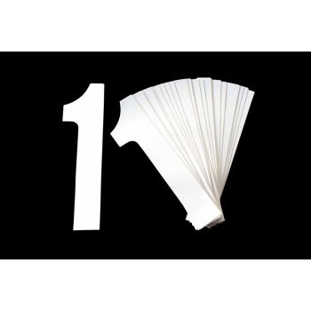 1 WHITE 8"No.20cm. PACK