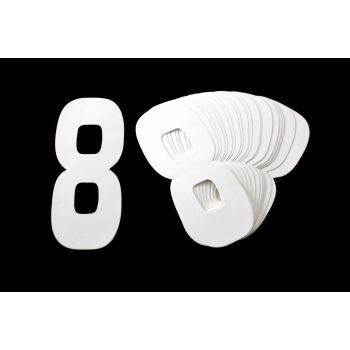 8 WHITE 8"No.20cm. PACK