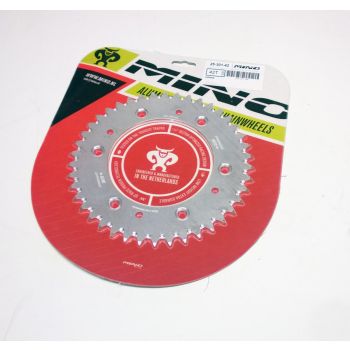 MINO REAR SPROCKET ALLOY 301/210, 25-301.520.42 silver DOUBLE DRILLED JTR301, JTR210