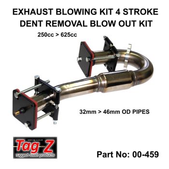 EXHAUST BLOWING KIT 4 STROKE, DENT REMOVAL BLOW OUT KIT, .www.Tag-Z.co.uk.