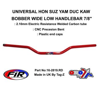 BOBBER HANDLEBAR 7/8'' RED, HON SUZ YAM DUC KAW WIDE, / RE: CML405128