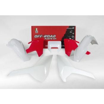 PLASTIC KIT ENDURO 17-18 HUSKY TE/FE/TX, 5 PIECE, COLOUR RED/WHITE, RTECH R-KITHSQ-RQ0-517