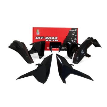 PLASTIC KIT ENDURO 17-18 HUSKY TE/FE/TX, 5 PIECE ,COLOUR BLACK, RTECH R-KITHSQ-NR0-517