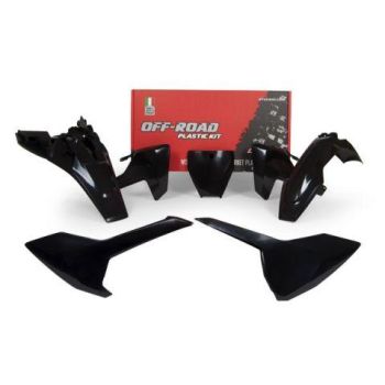 PLASTIC KIT/5 18-24 HUSKY TC85, BLACK, RTECH R-KITHSQ-NR0-585