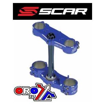 TRIPLE CLAMPS 22 BLUE YZF, OFFSET 22mm SCAR S1424