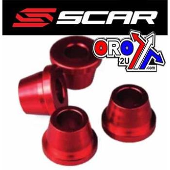 RUBBER KILLERS PK4 RMZ RED, SCAR RACING SCRMZ