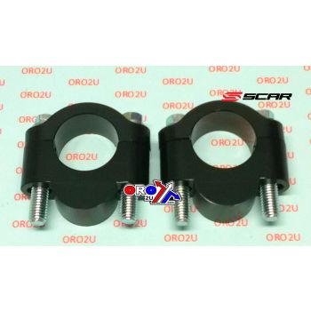 BAR RISE KIT 28.6 BLACK, SCAR RACING UBR2 RISE 20mm