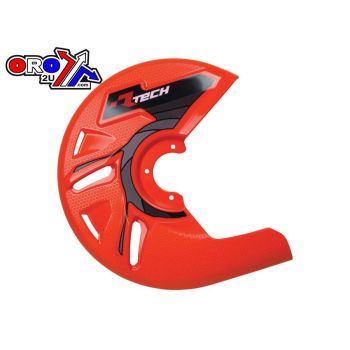 UNIVERSAL NEON ORANGE DISC GUARD, NEEDS FITTING KIT, RTECH R-DISCPTAN000