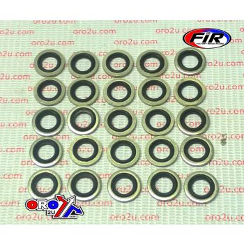 BONDED SEALING WASHER M10 PK25, M10x16x1.5mm / SELF CENTERING