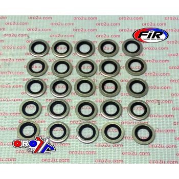 BONDED SEALING WASHER M12 PK25, M12x19x1.5mm / SELF CENTERING