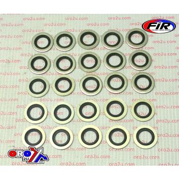 BONDED SEALING WASHER M14 PK25, M14x22x1.5mm / SELF CENTERING