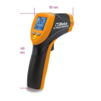 DIGITAL INFRARED THERMOMETER, 1760/IR800, BETA TOOLS