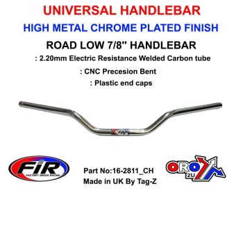 ROAD LOW HANDLEBAR 7/8'', METAL CHROME PLATED FINISH, / REN REF : 754-01
