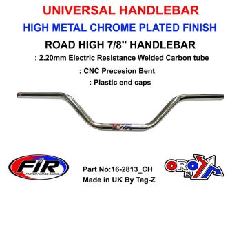 ROAD HIGH HANDLEBAR 7/8'', METAL CHROME PLATED FINISH, / REN REF : 756-01