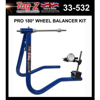 TAG-Z PRO 180* WHEEL BALANCER KIT, BLUE, (FLAT PACKED IN TAG-Z BOX)