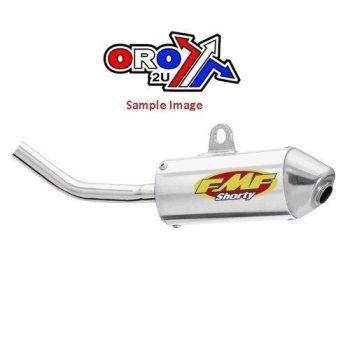 99-02 KX125 PC2 SHORTY PIPE, FMF 020241 POWERCORE SILENCER