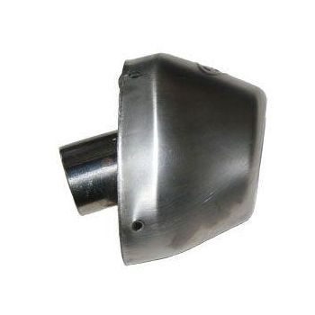 Q-STEALTH REP END CAP, FMF 040668 STAINLESS STEEL
