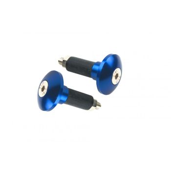 BAR ENDS 12mm BLUE [SET-2]