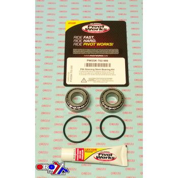 STEERING BEARING KIT HUSQ KTM, PIVOT WORKS PWSSK-T02-000, Husqvarna CR 65 12, EE 5 20, TC 50 18-20, TC 65 18-20, TC 85 14-20, TC 85 BW 19-20, KTM SX 105 04-11