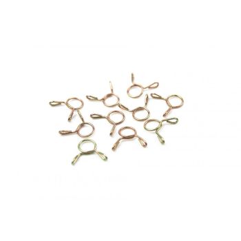 HOSE CLAMP / CLIP ID: 7mm PACK 10, ID RANGE 7MM -8.5MM