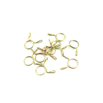 HOSE CLAMP / CLIP ID: 12mm PACK 10, ID RANGE 11.5MM -13MM
