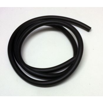 FUEL PIPE LINE 5mm SOLID BLACK 1m LENGTH