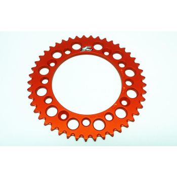 REAR SPROCKET ALLOY RENTHAL, ULTRALITE 441U-428-45GPOR ORANGE, 441U-428-45GPOR