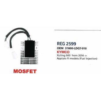 VOLTAGE REGULATORS DZE 2599, 02599-04, KYMCO Xciting 500, applyto FL 31600-LDG7-910