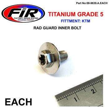 GR5 KTM RAD GUARD INNER BOLTS EA TITANIUM, SX EXC SXF EXCF 16-2020,  / 0024060123