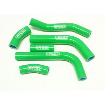 HOSE KIT KAWASAKI KXF 450 19-20, SILICONE RADIATOR GREEN 010129, IROD