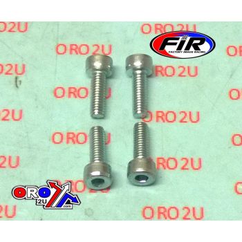 M4 x 12mm PK/4 CARB FLOAT BOWL, STEEL BZP SCREWS PACK OF 4, / RE 08-9640.012