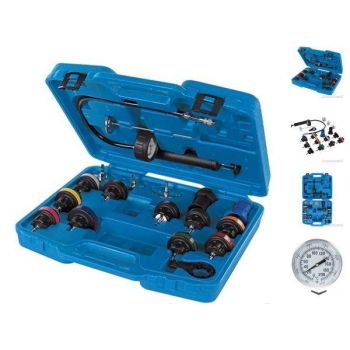 COOLING SYSTEM TESTER 18PC, COOLANT PRESSURE LEAK FINDER