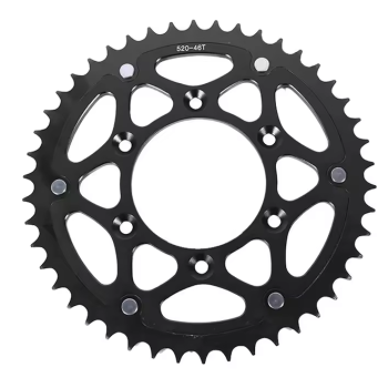 SPROCKET REAR 46T 520 BLACK ALUMINIUM & STEEL SUR-RON ULTRA BEE