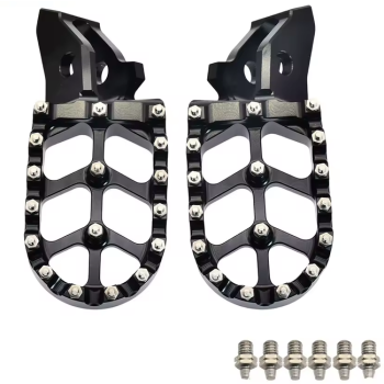 FOOT PEGS PAIR BLACK 7075 ALUMINIUM LEFT AND RIGHT SUR-RON ULTRA BEE