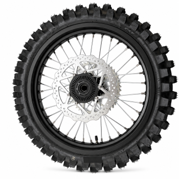 REAR WHEEL SET J18 X MT2.50 CST 100/90-18 TYRE 46T 520 SPROCKET AND DISC SUR-RON ULTRA BEE
