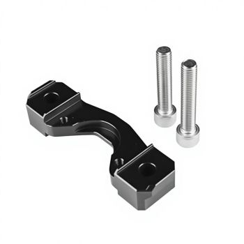 STEM HEIGHTENING SPACER 19mm BLACK WITH BOLTS SUR-RON