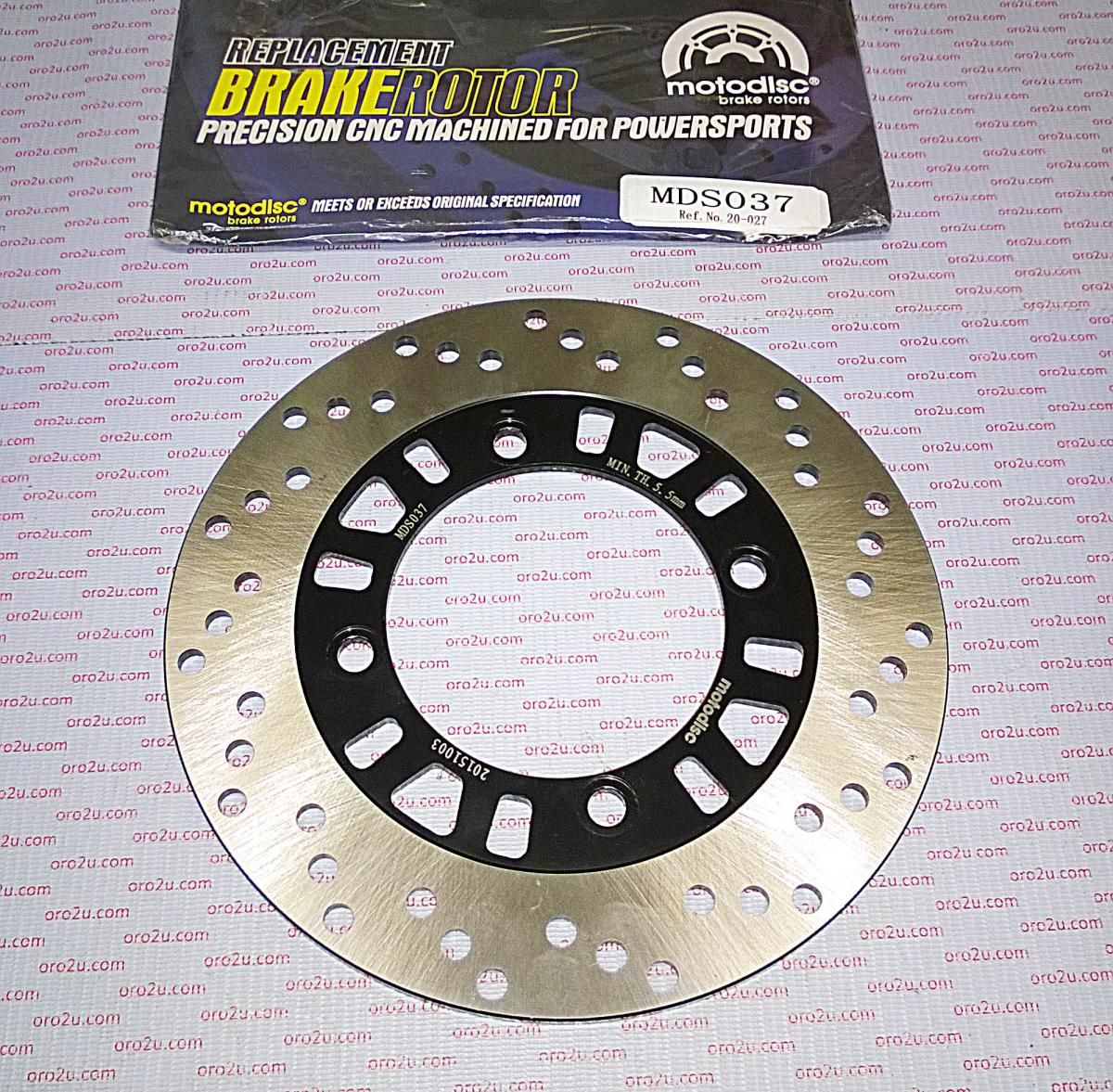 DISC BRAKE REAR KAWASAKI ZX-6R ZX-12R MDS037 by MTX Parts | ORO2U