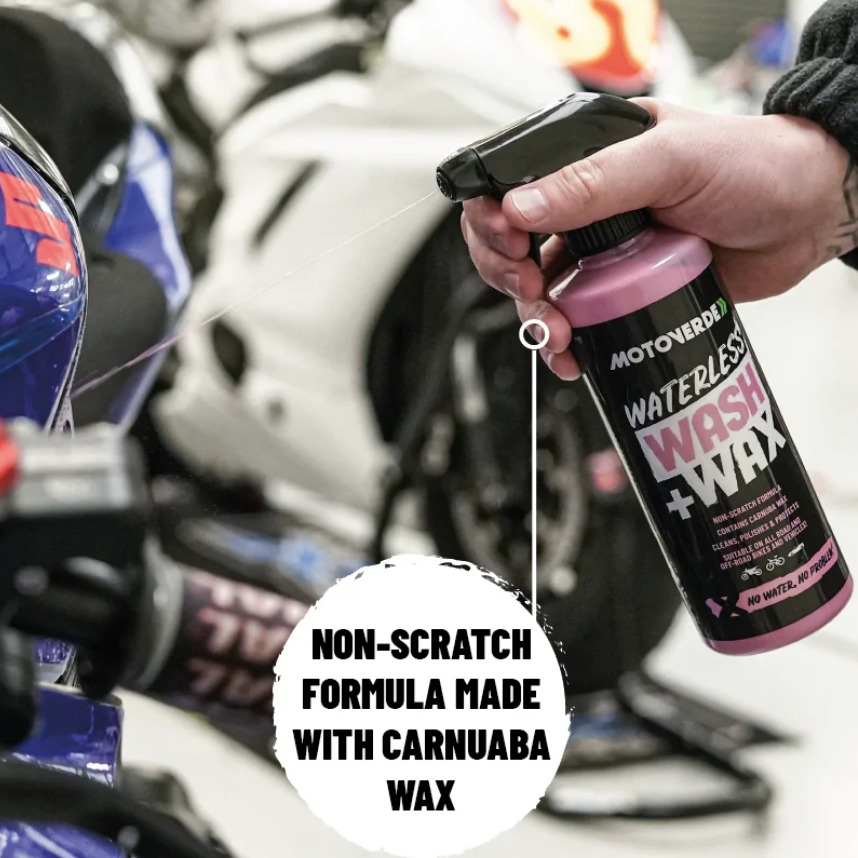 500ml Motoverde Vehicle Waterless Wash + Wax Spray thumbnail 2